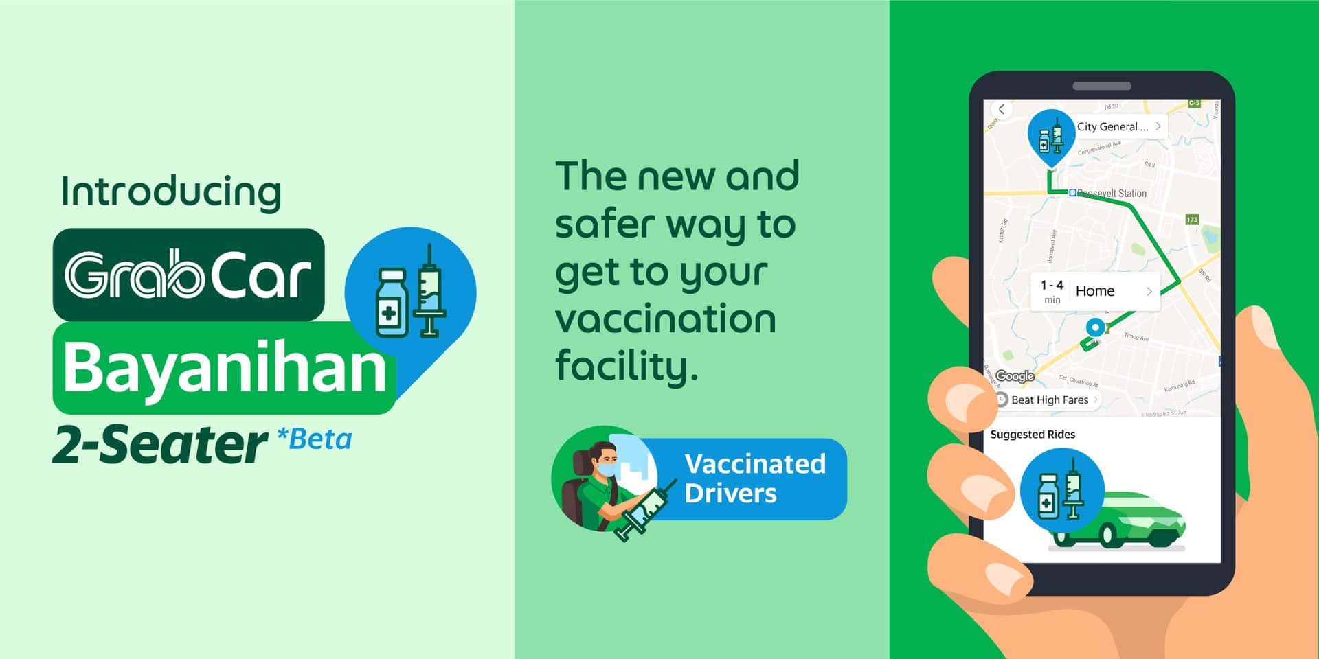 Grab launches cheaper rides to COVID-19 vaccination centers