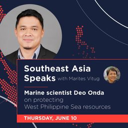 Southeast Asia Speaks: Marine scientist Deo Onda on protecting West PH Sea resources