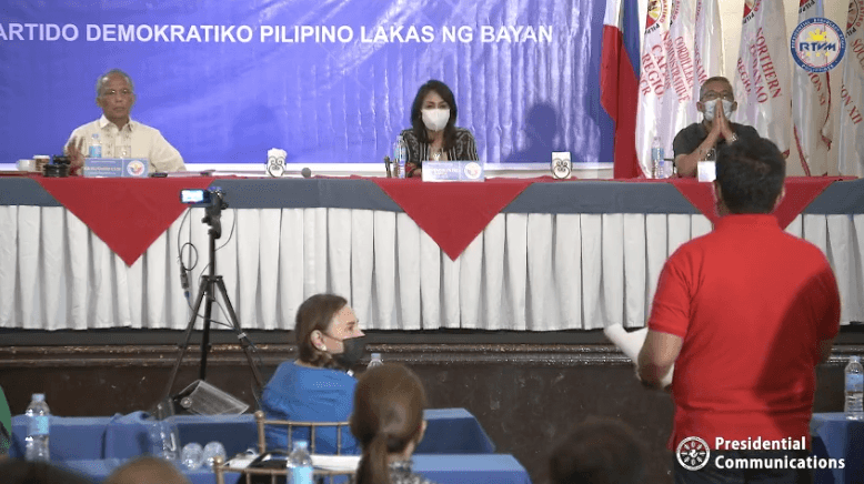 Nasaan si Cusi? DOE chief presides at party meeting amid Luzon blackouts