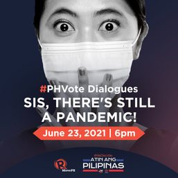[WATCH] #PHVote Dialogues: Pandemic response and the elections