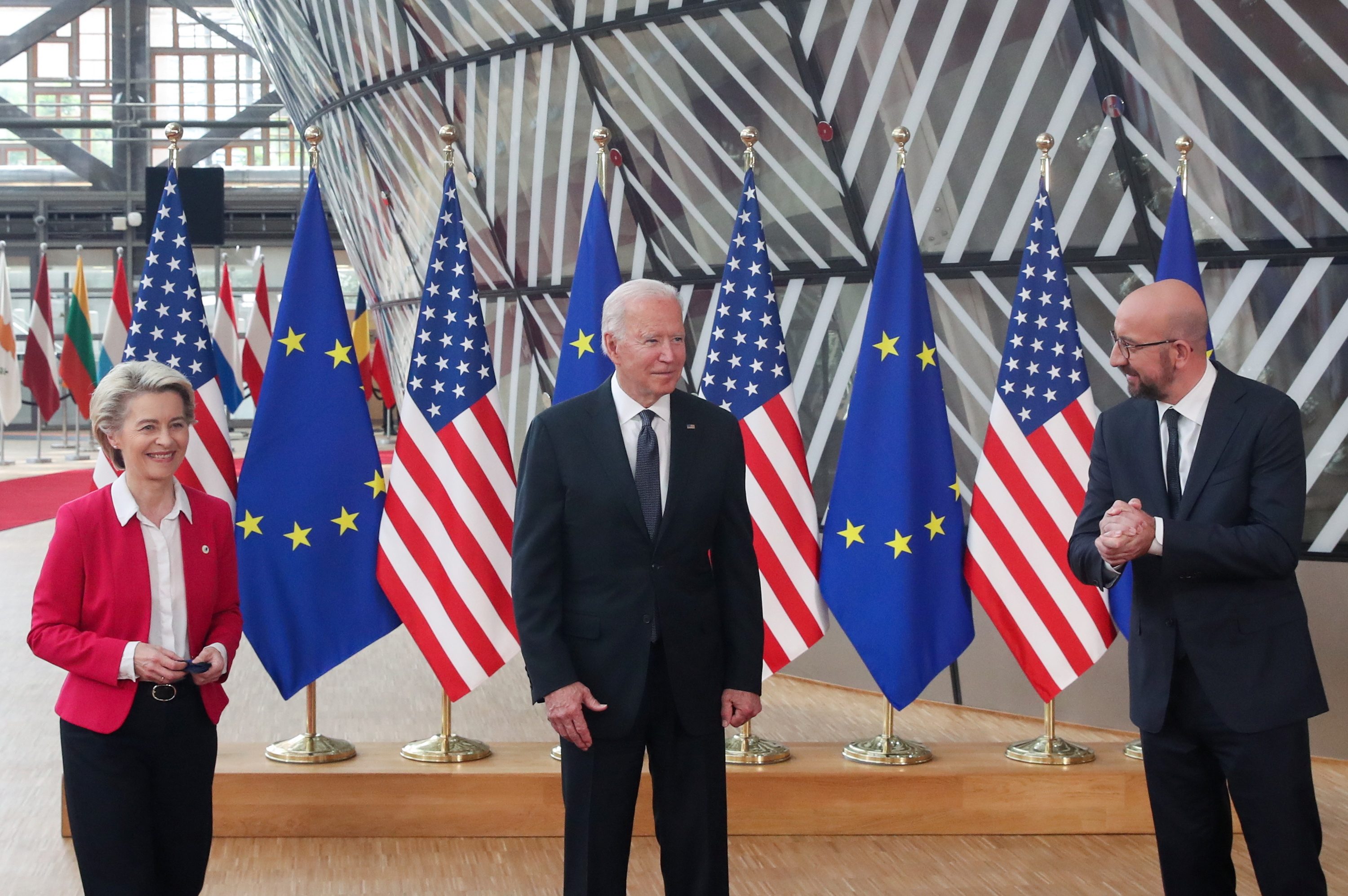 Quoting Irish poet, Biden ends EU trade war in renewal of transatlantic ties
