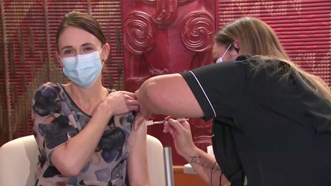 New Zealand PM Ardern gets ‘pain-free’ COVID-19 vaccine shot