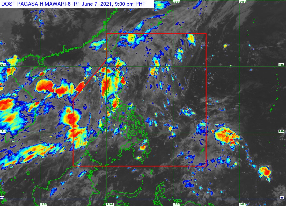 Low pressure area forms off Eastern Samar