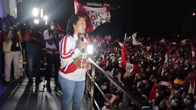 Peru’s Fujimori leads protest to annul votes as Castillo nears win