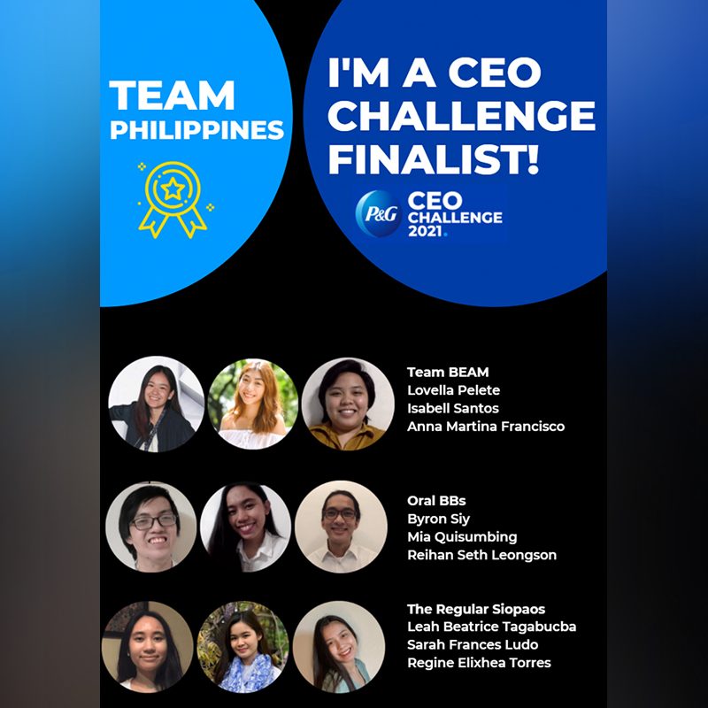 Filipino students place 2nd in P&G Asia Pacific CEO Challenge finals