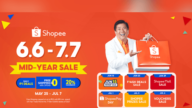 6 themed sales to look out for at Shopee’s 6.6-7.7 Mid-Year Sale