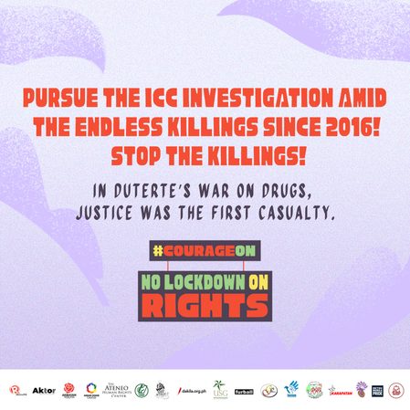 #CourageON coalition urges Duterte gov’t: Cooperate with ICC drug war probe