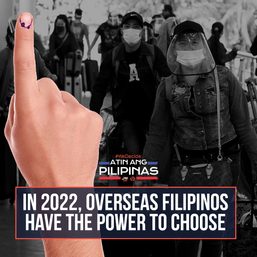 [WATCH] #PHVote: In 2022, overseas Filipinos have the power to choose