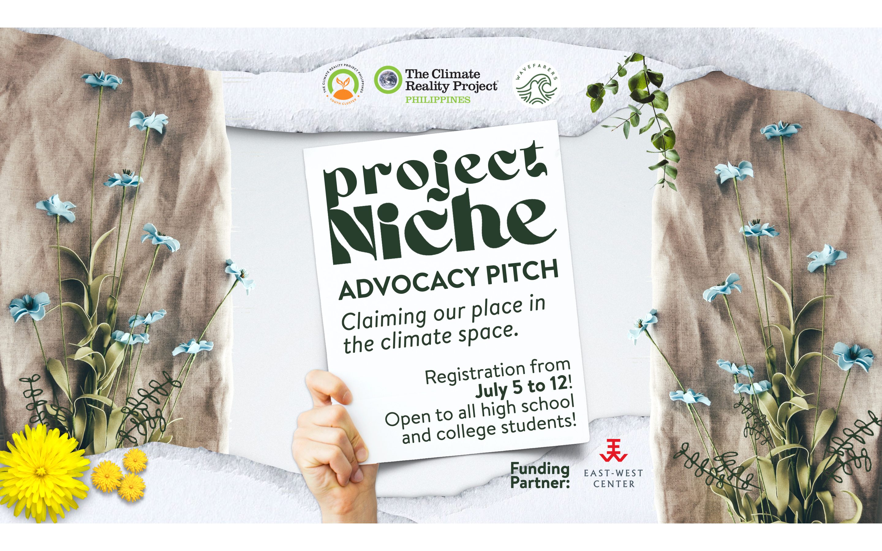Climate Reality PH, East-West Center open applications for Project Niche