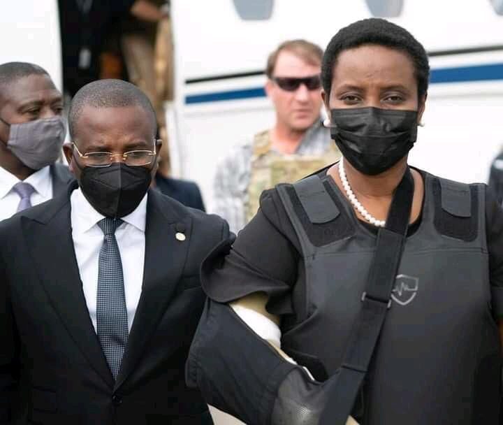Martine Moise, widow of assassinated president, returns to Haiti