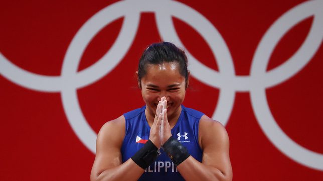 IN PHOTOS: Hidilyn Diaz bags Philippines’ first Olympic gold