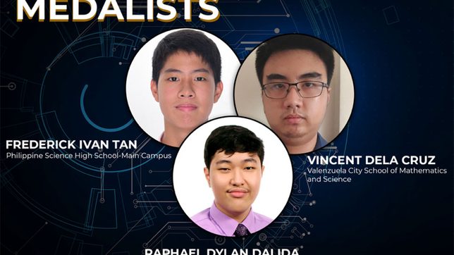 3 Filipino students win bronze at 33rd International Olympiad in Informatics