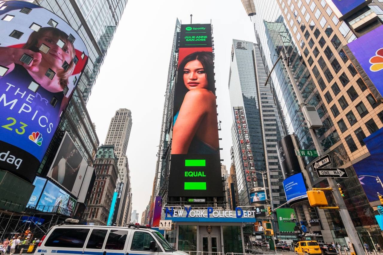 LOOK: Julie Anne San Jose lands on Times Square billboard