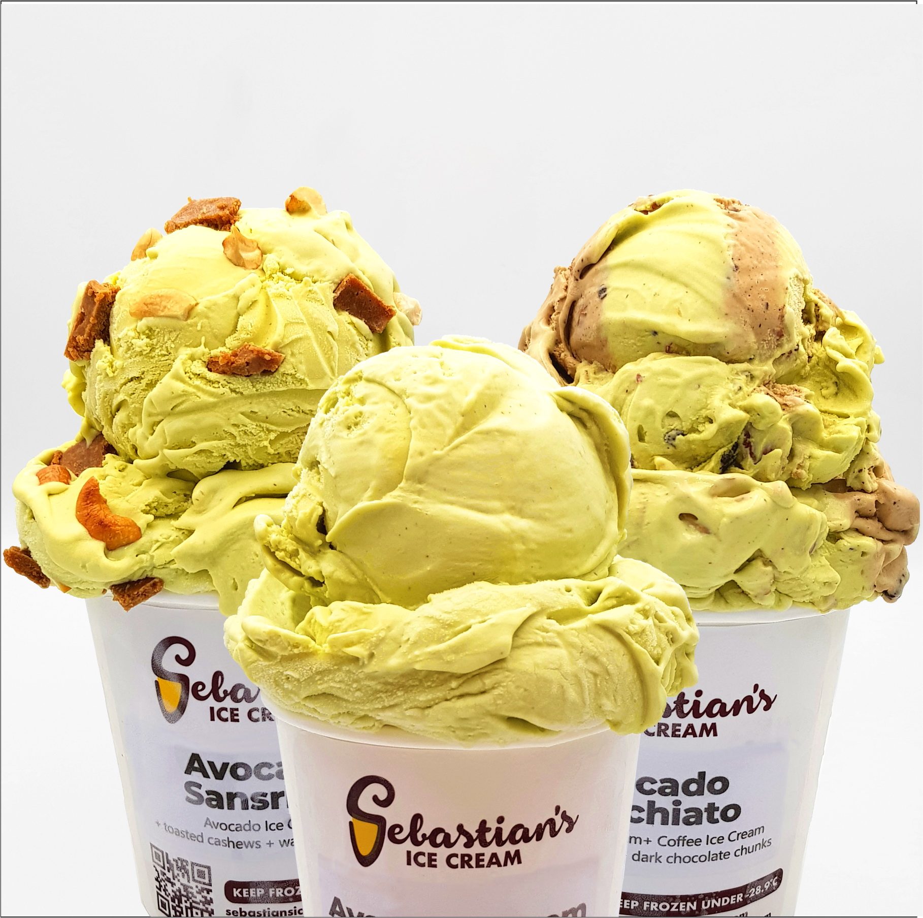 Try avocado sans rival ice cream from Sebastian’s