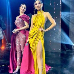 IN PHOTOS: Catriona Gray, Nicole Cordoves’ looks at the Binibining Pilipinas 2021 coronation night