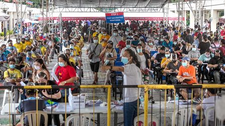Philippines begins COVID-19 vaccination of adult general population