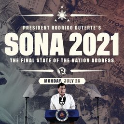 LIVESTREAM: President Duterte’s final State of the Nation Address | SONA 2021