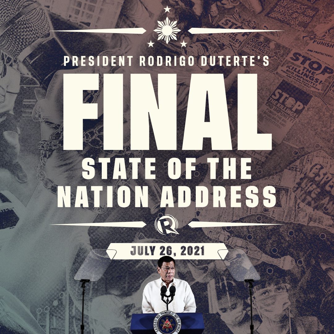 LIVE UPDATES: President Duterte’s final State of the Nation Address | SONA 2021