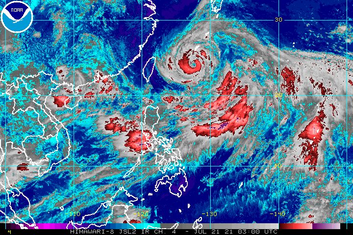 Enhanced southwest monsoon dumps more rain as Typhoon Fabian strengthens further