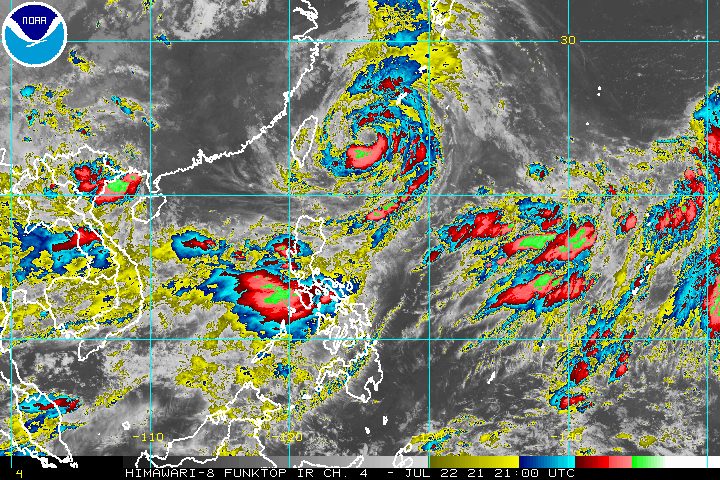 No end to rain from enhanced monsoon yet as Typhoon Fabian remains slow
