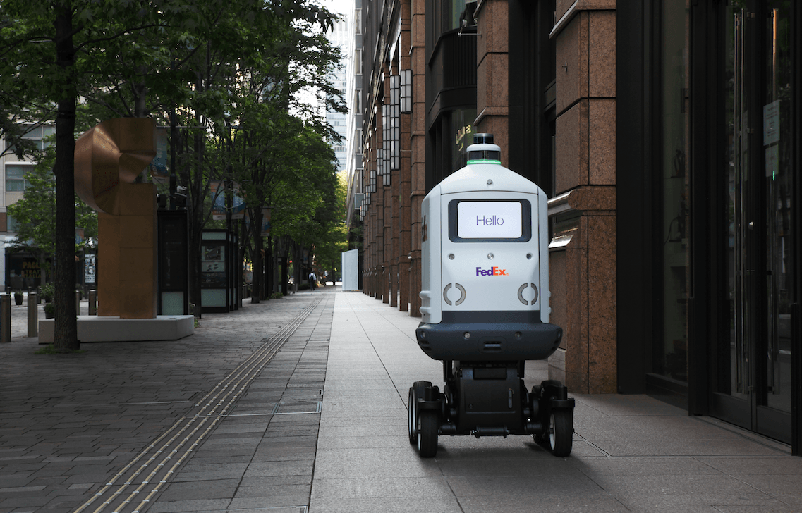 FedEx’s autonomous delivery bot, Roxo, arrives in Japan