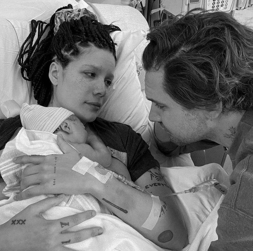 Halsey welcomes first child