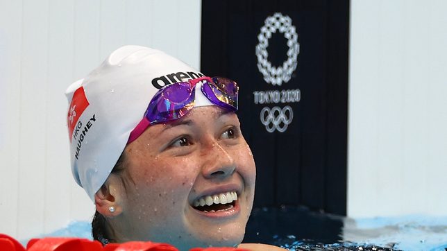 Haughey makes history for Hong Kong with silver medal