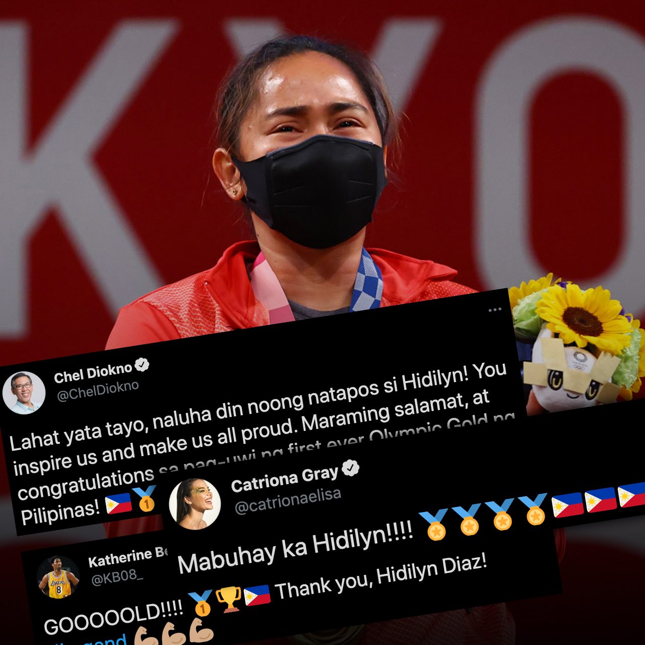 Filipino netizens erupt with joy after Hidilyn Diaz’s historic Olympic win