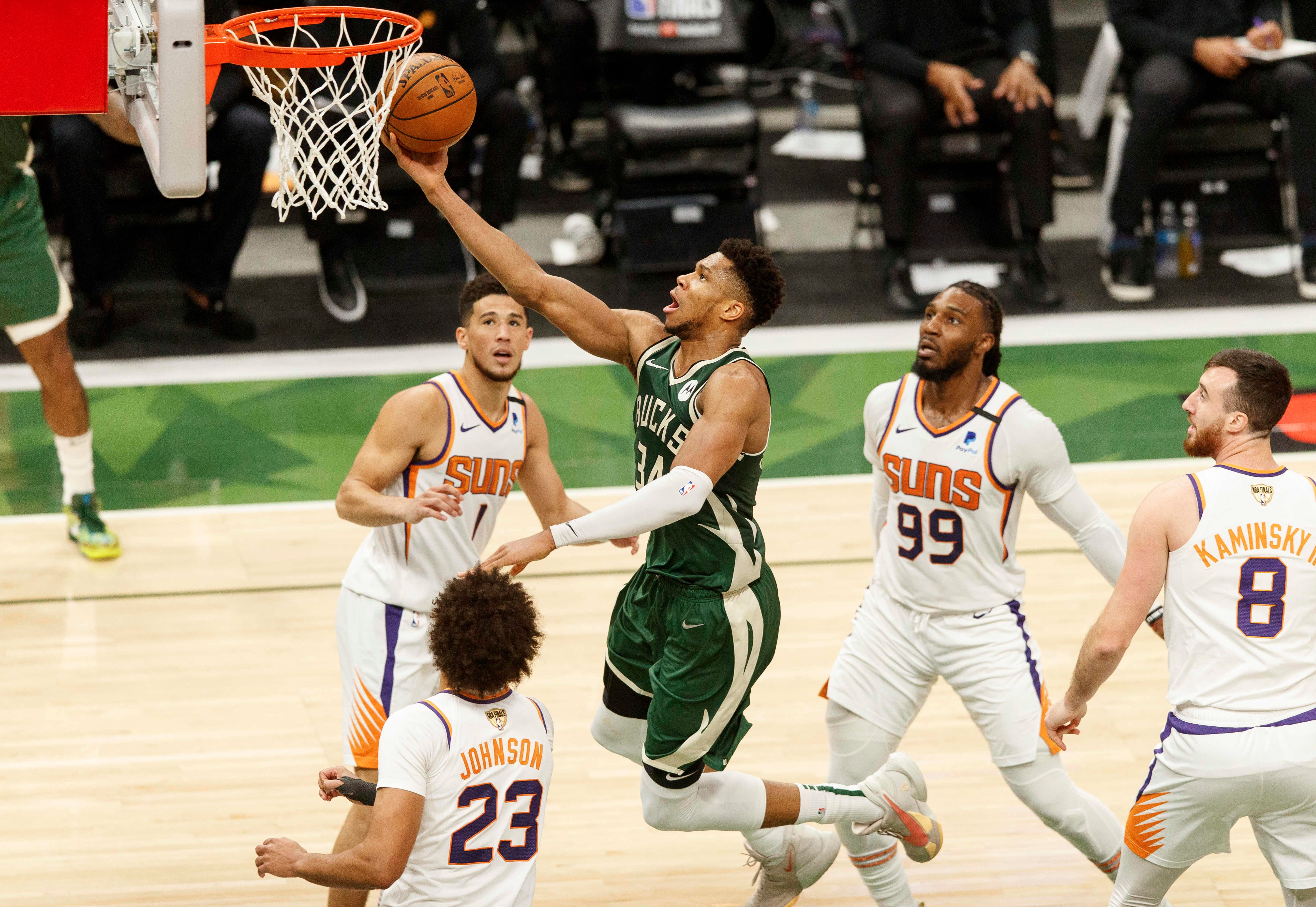 Suns plot ‘Giannis Wall’ to protect Finals edge