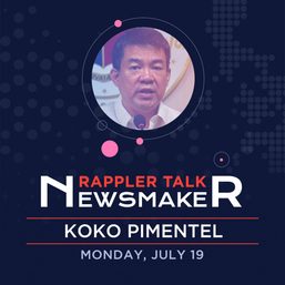 Rappler Talk Newsmaker: Koko Pimentel and PDP-Laban’s crisis