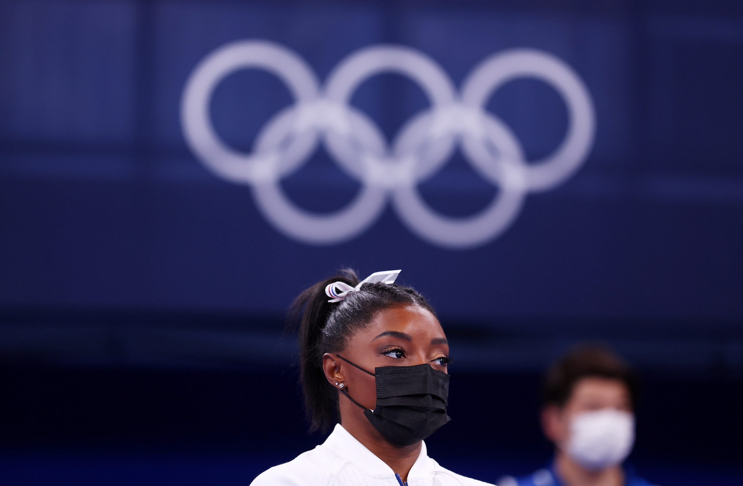 Biles withdraws from event finals for vault and uneven bars