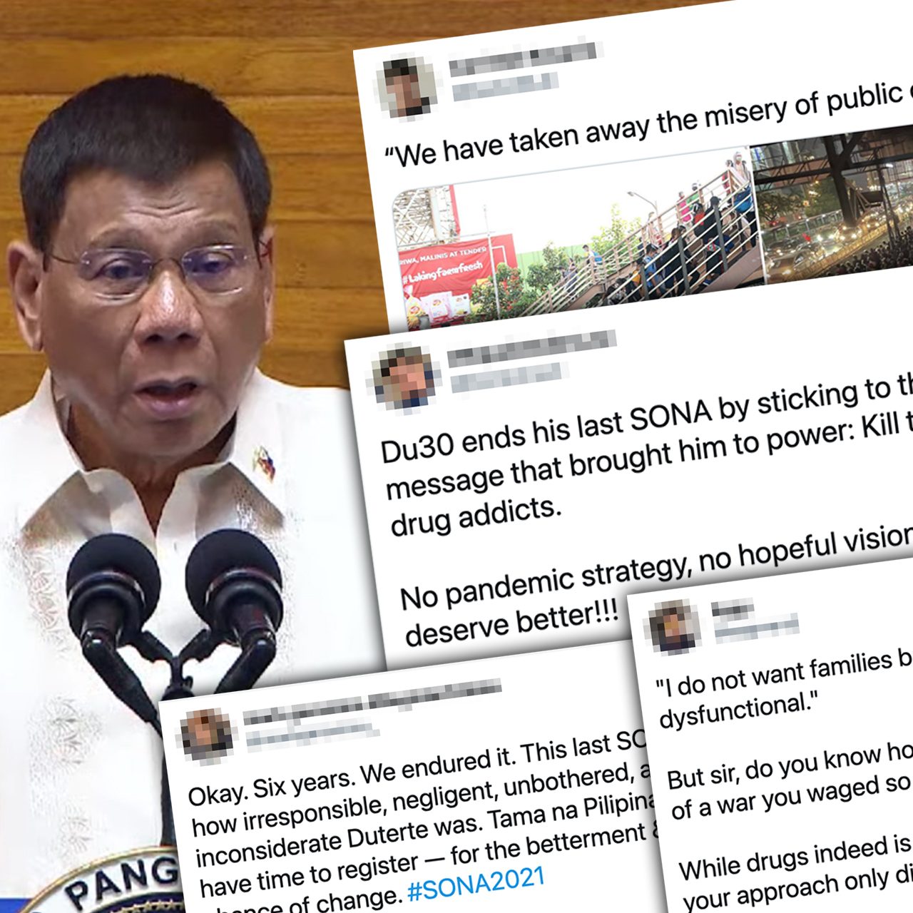 Why were netizens dissatisfied with Duterte’s final SONA?