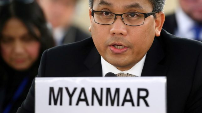 2 Myanmar men arrested in US for plotting to kill UN envoy