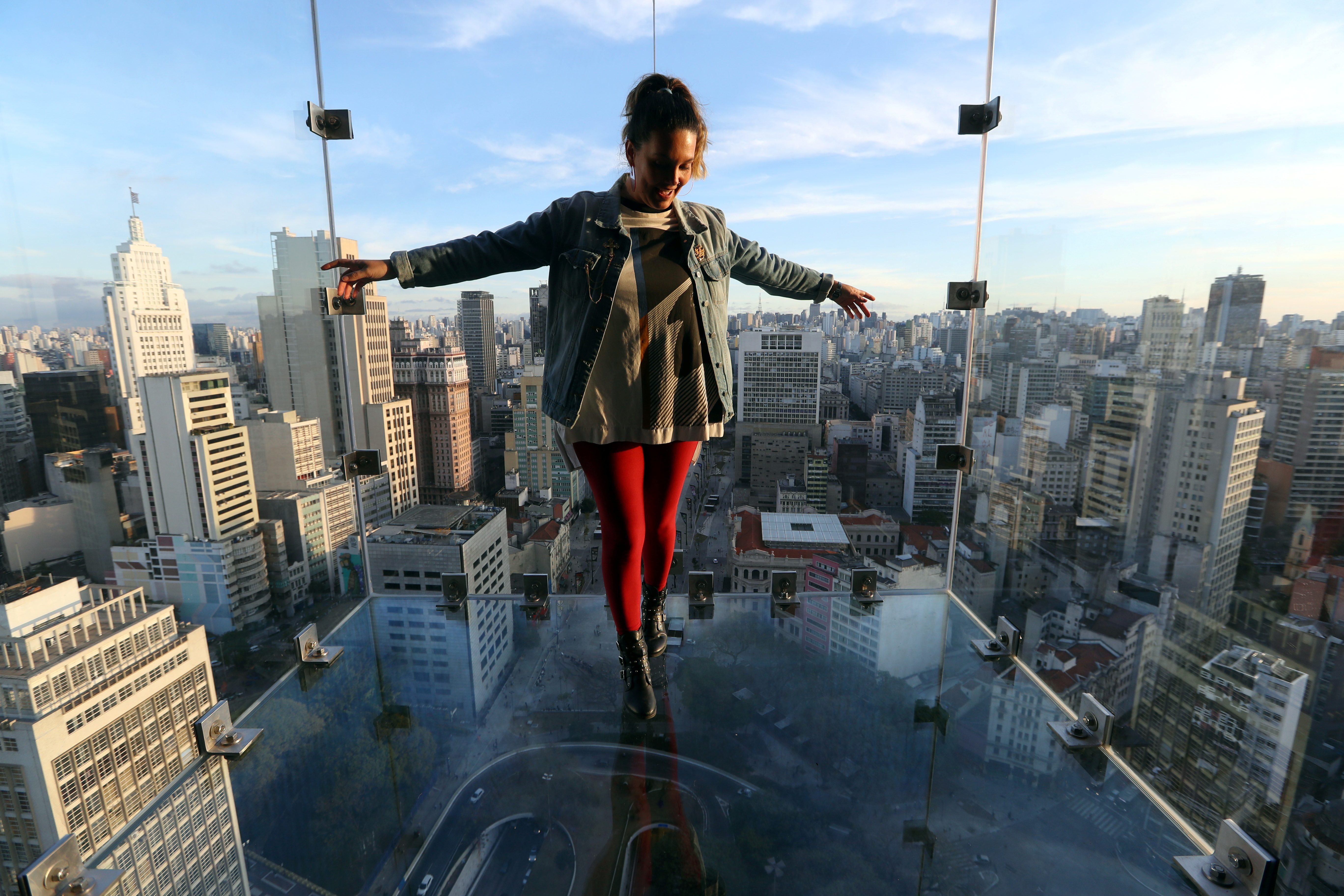Brazil’s glass box puts fear of heights to the test