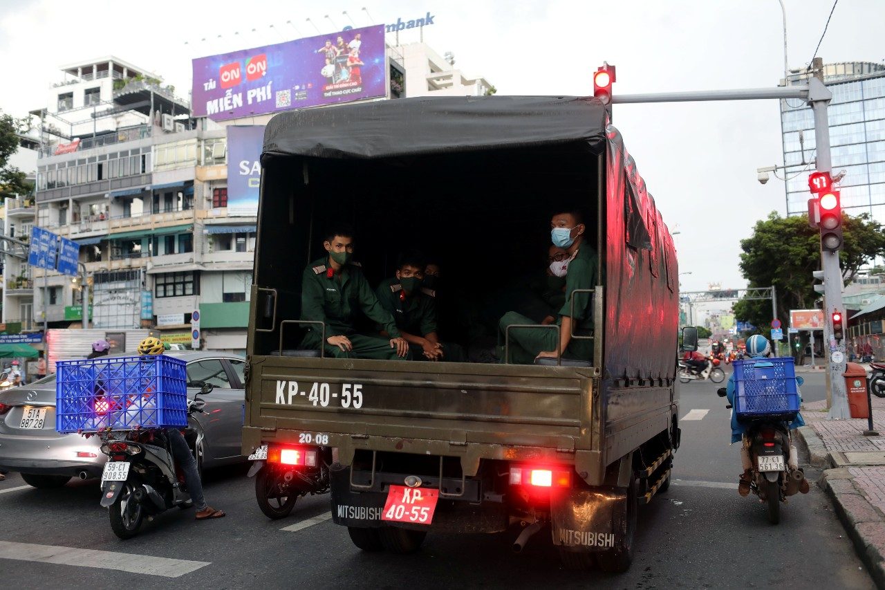 Panic buying in Vietnam’s largest city before tighter COVID-19 lockdown
