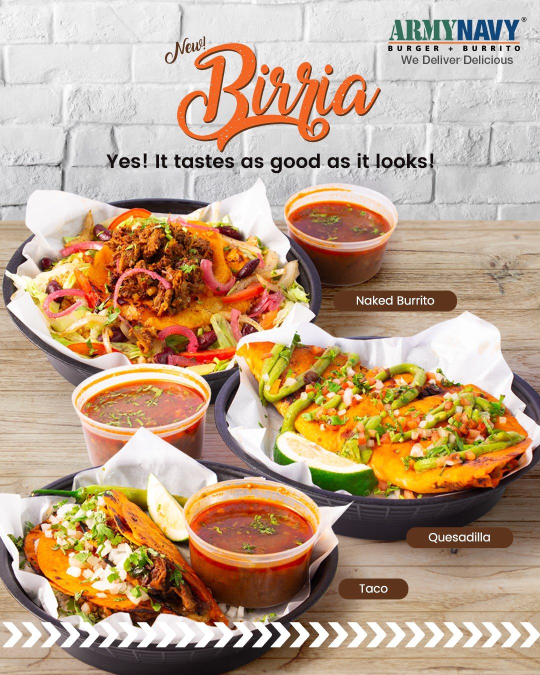 Army Navy launches new beef birria items