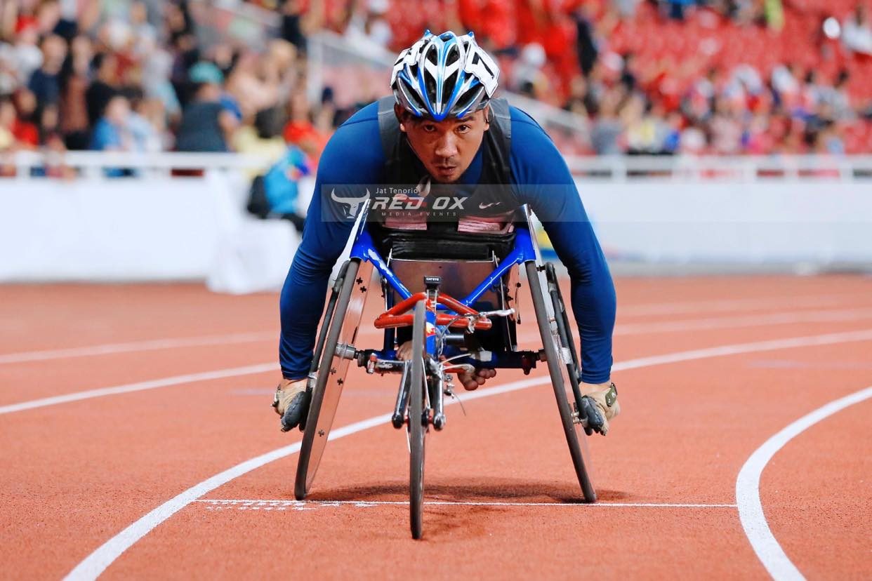 Jerrold Mangliwan reaches wheelchair racing finals