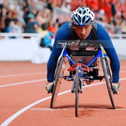 Jerrold Mangliwan reaches wheelchair racing finals