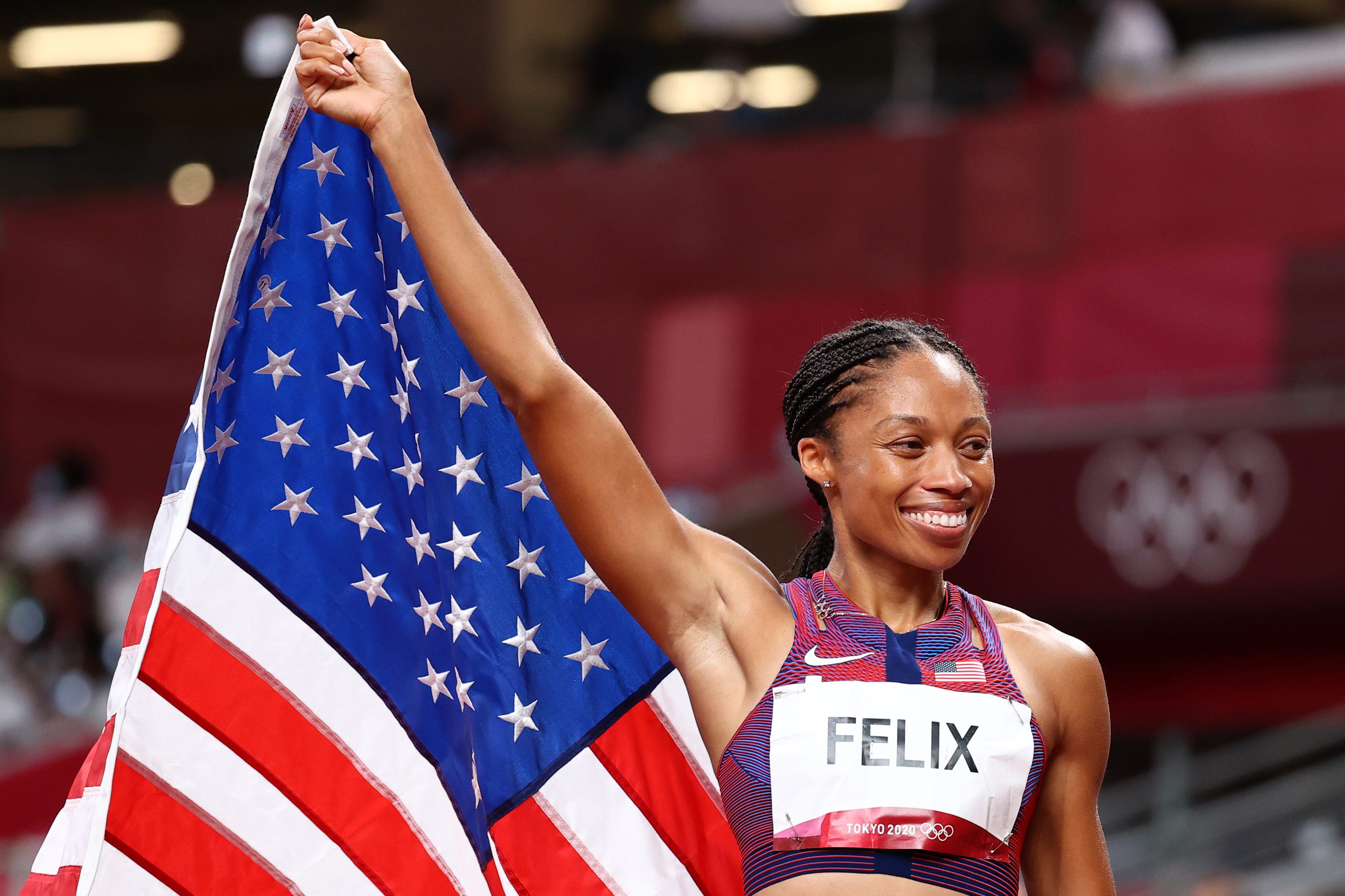 Allyson Felix wins record 10th Olympic medal