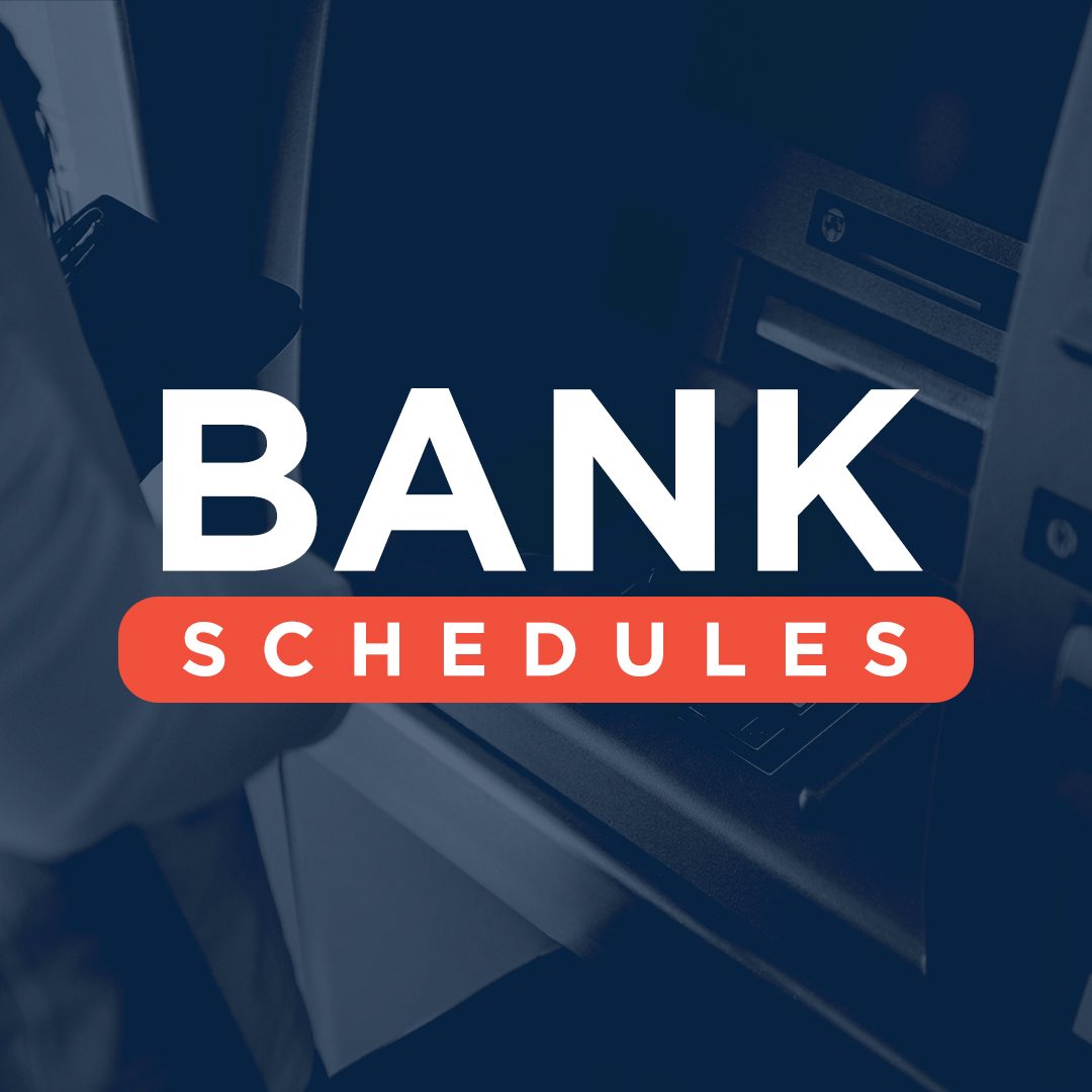 Bank schedules during ECQ, MECQ in August 2021