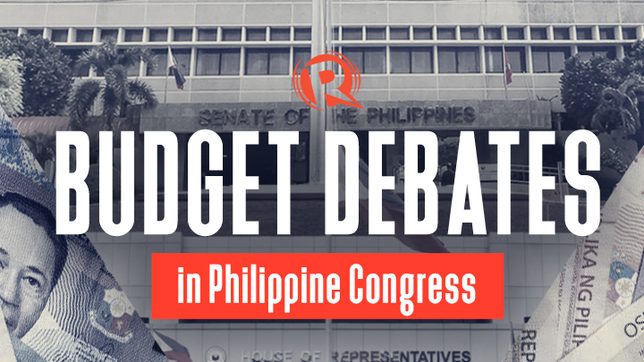 LIVE UPDATES: Debates on the 2022 Philippine budget
