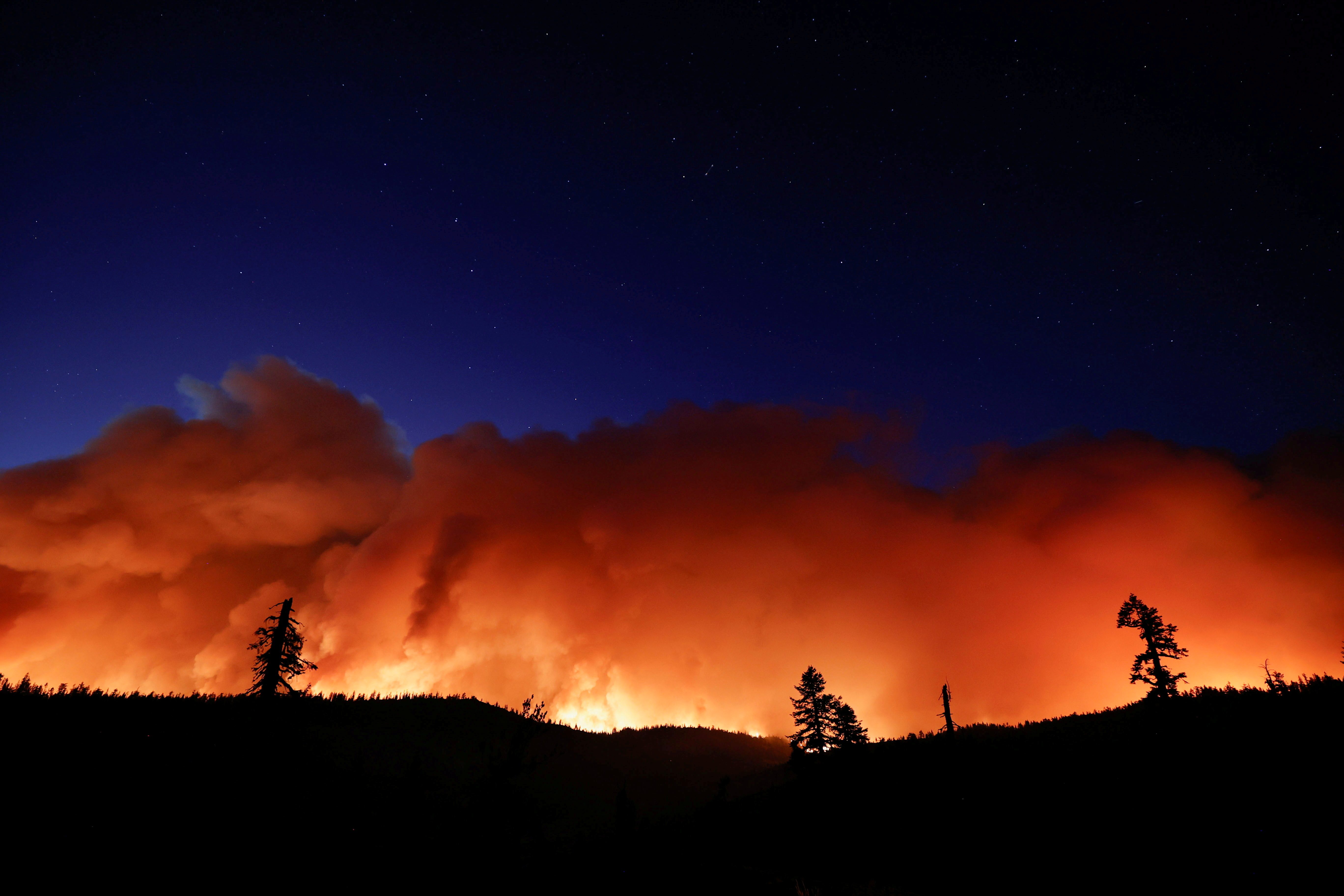 California’s Caldor fire moves closer to more heavily populated areas