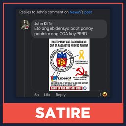 SATIRE: COA logo incorporates anti-Duterte elements