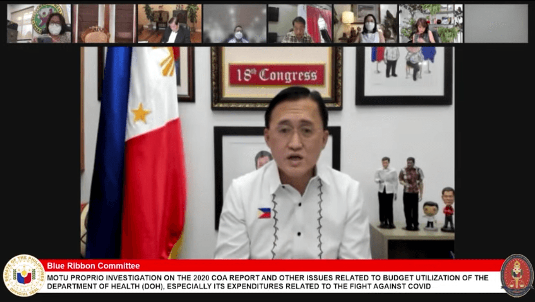 His link to Lao bared, Bong Go responds by asking Duque to resign