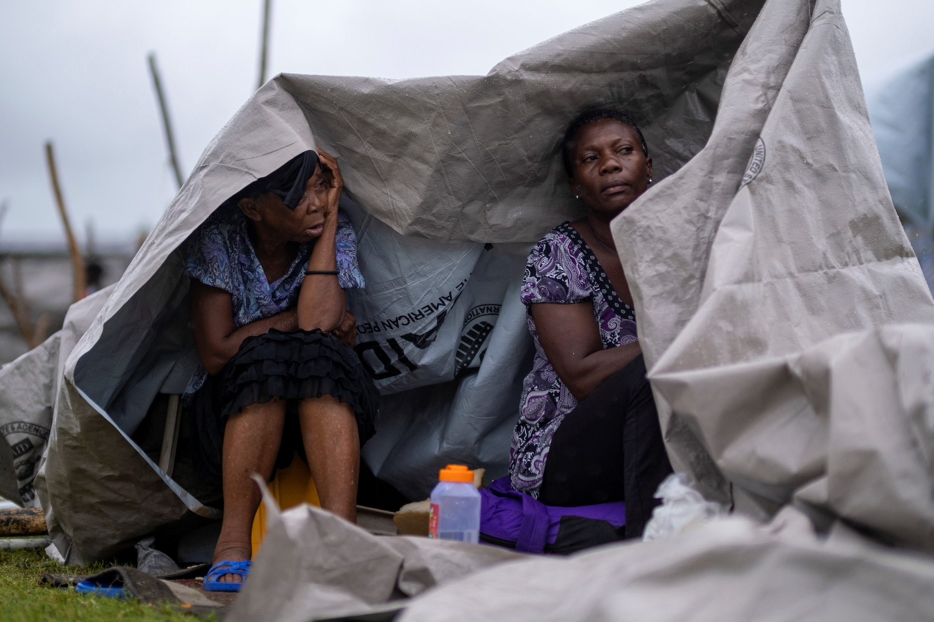 ‘We need food’: Heavy rains lash Haiti quake survivors