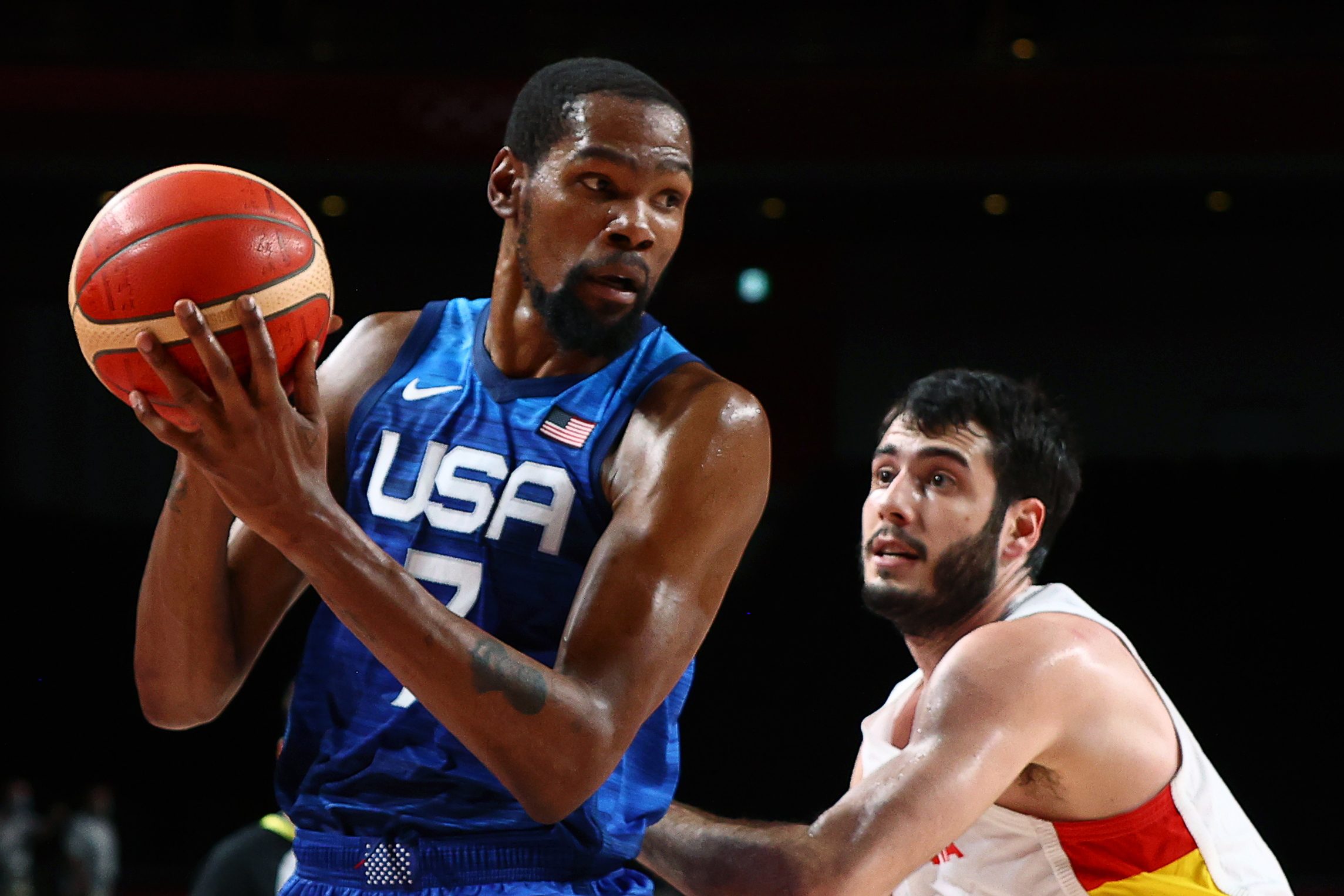 Team USA sends Spain home, reaches Olympic men’s basketball semis
