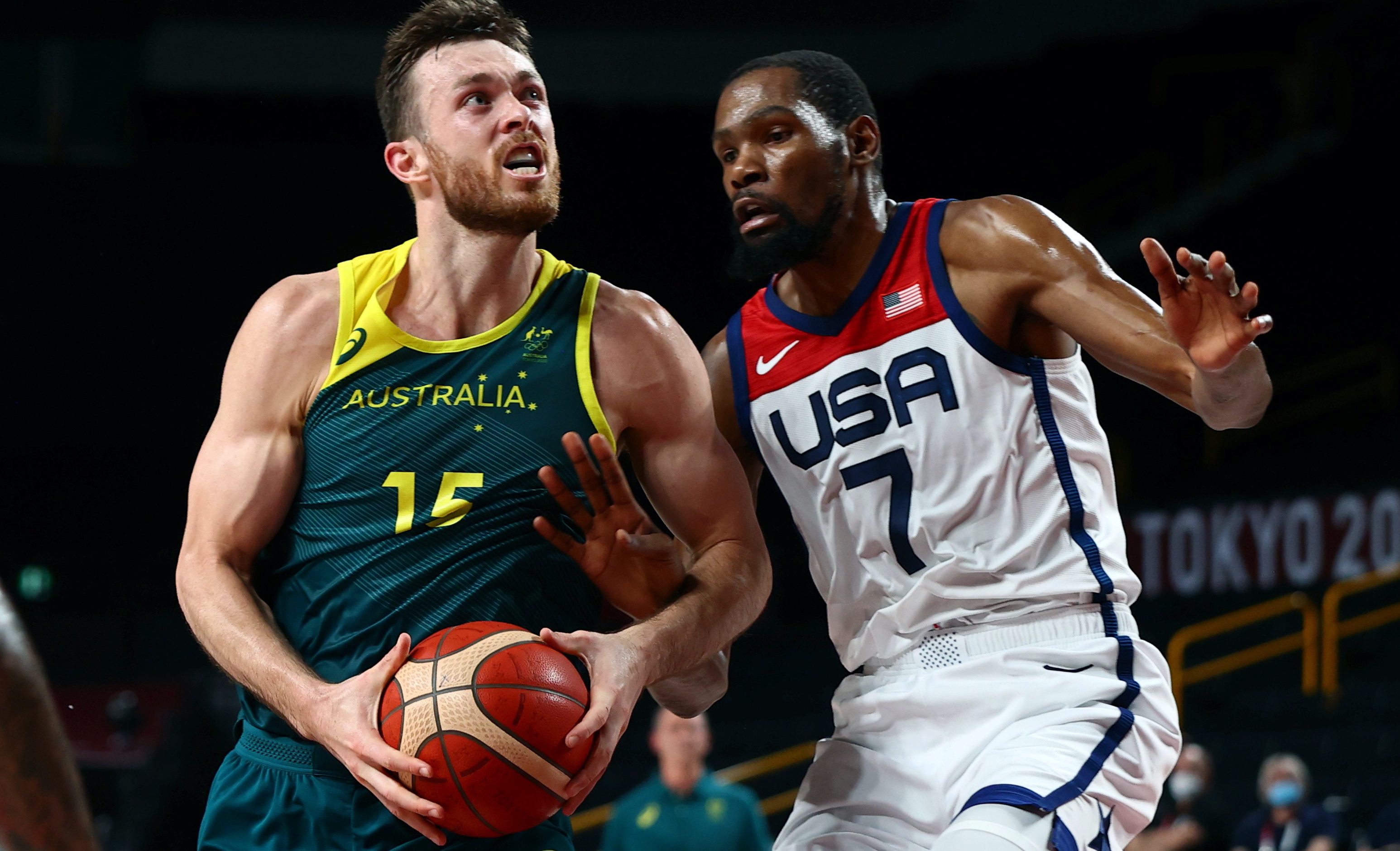 Team USA bucks slow start vs Australia to clinch Olympic finals berth