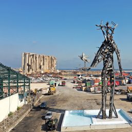 Memorial sculpture at Beirut port blast site draws mixed reviews