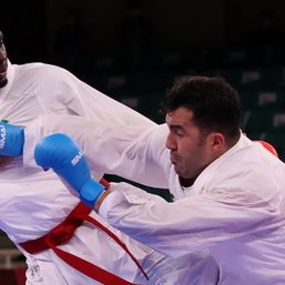 Saudi Arabian karateka KOs Iranian foe, gets disqualified in Olympic gold bout