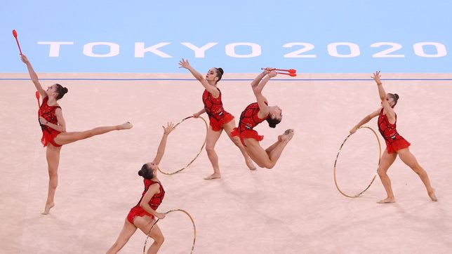 Rhythmic gymnastics: Bulgaria wins group gold to end Russian streak in Olympics